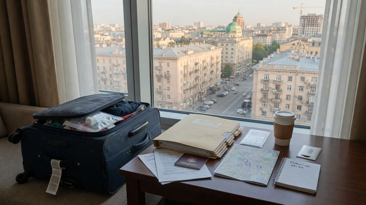 Organização de viagem para tratamento em outra cidade